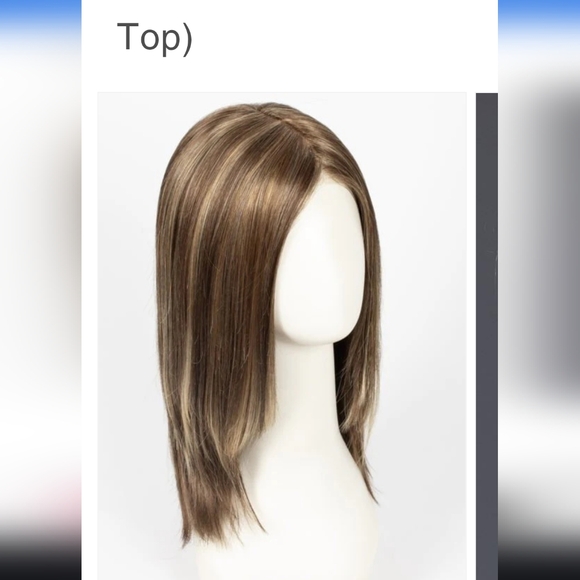 Estetica Hudson R8/26H Medium Brown Straight Hair Wig with Blonde Highlights - Picture 1 of 1